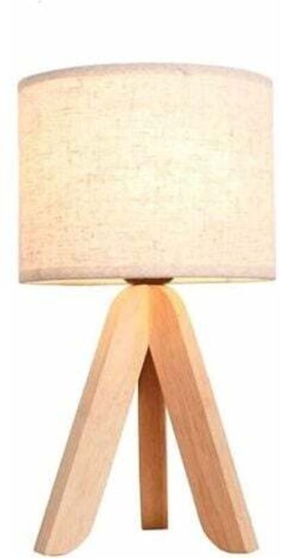 Holzstativ Nachttischlampe Kreative Persönlichkeit Nordische Holztischlampe Arbeitszimmer Schlafzimmer Nachttischlampe W...