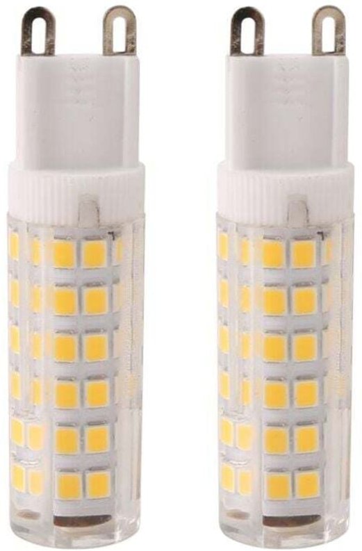 2er-Pack G9 7W 550 Lumen LED-Lampen, entspricht 60W Halogen, warmweiß 3000K, 360° Abstrahlwinkel