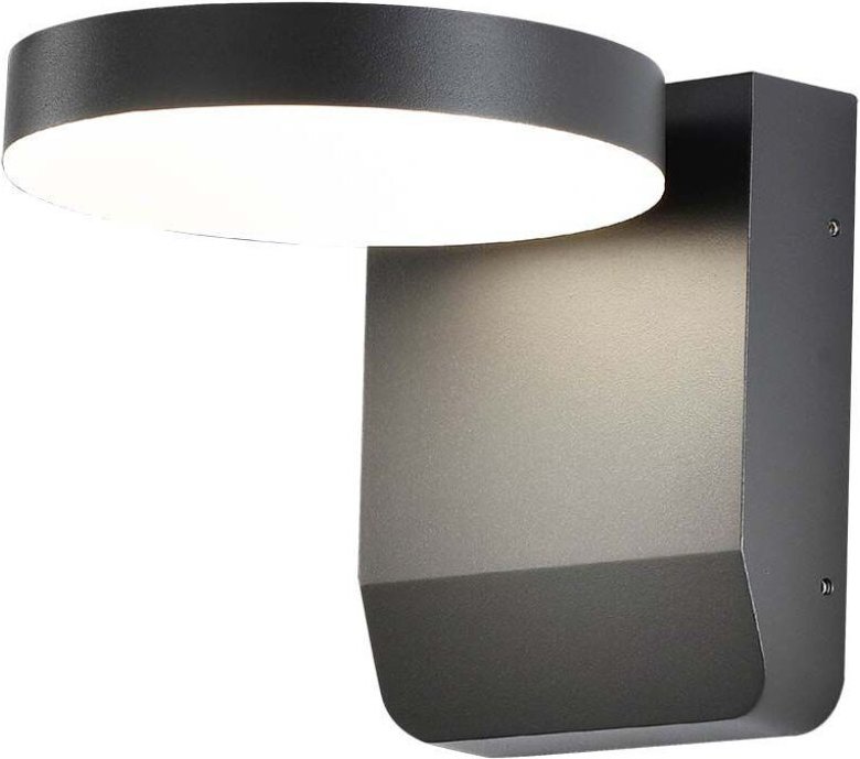 V-TAC 17W quadratische LED-Wandleuchte 150LM/W Schwarz Warmweiß IP65