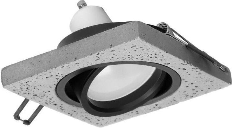 Eckige Deckenleuchte HALISI SM GU10 Beton