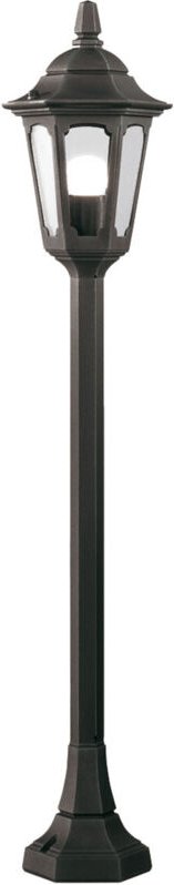 Elstead - Parish - 1 leichte Außensäulenlampe schwarz IP44, E27