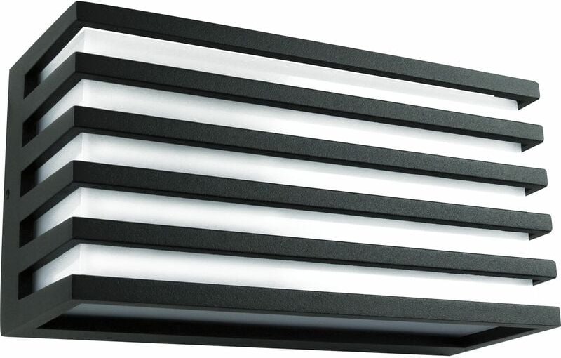 Led Wandleuchte Corona H IP65 Wandlampe 4000K neutralweiß, Alu schwarz