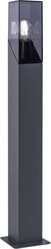 Forlight - Baliza Exterior IP54 led 15W Gris Urbano E27 para Jardín, Camino, Entrada