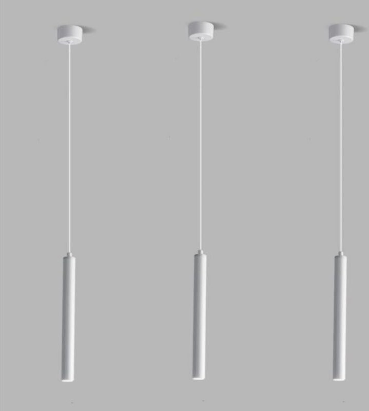 Led Pendelleuchte Moderne Hängeleuchte Höhenverstellbar Deckenlampe für Wohnzimmer Schlafzimmer Weiß 3 Pack