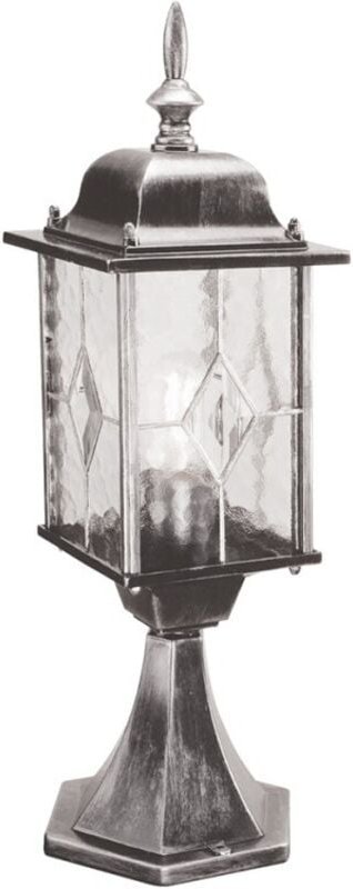 Elstead - Wexford - 1 leichte Außenlaterne Laterne Schwarz Silber IP43, E27