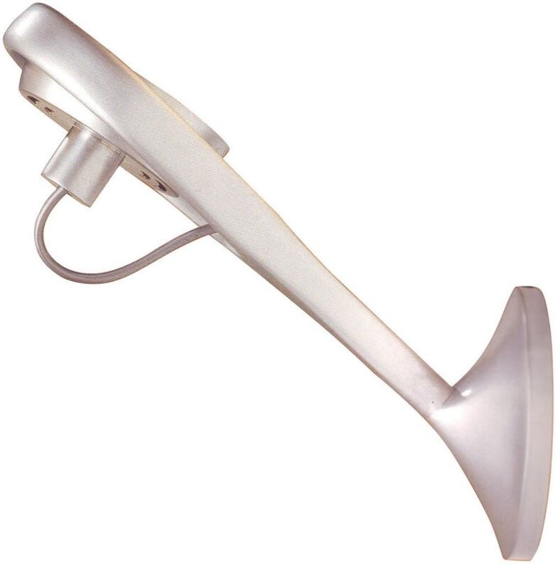 Inspired Mantra Rak Wandleuchte 1 Licht GU10 Ar111 75W Silbergrau