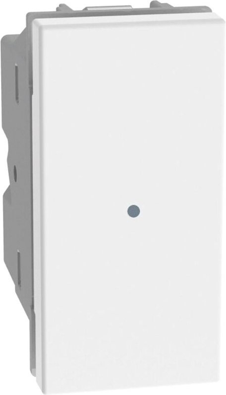 Matixgo axialer schalter 1 modul 1p 10a weiß - jw4051 - Bticino