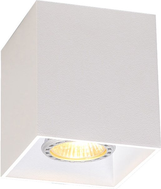 Design Aufbaustrahler Weiß GU10 50mm - Qubo
