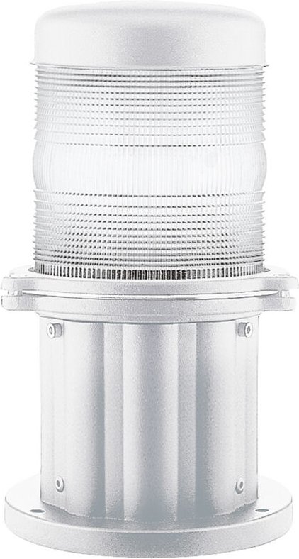 Gartenleuchtfeuer OMO IP55 E27 23W 300mm weiß