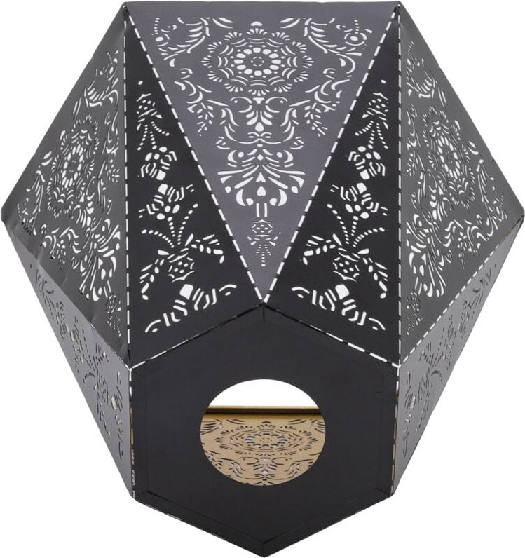 Raqz Lampenschirm E27, Moderne Dekoration, Skandinavischer Stil, Schmiedeeisen, Sechseck-Tisch, Geschnitzte E26, Sechsec...