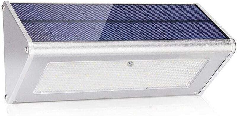 Ulisem Solarleuchten für den Außenbereich mit Bewegungsmelder, 48 LEDs, 1100 lm, 4500 mAh, IP65 wasserdichtes Aluminiumg...
