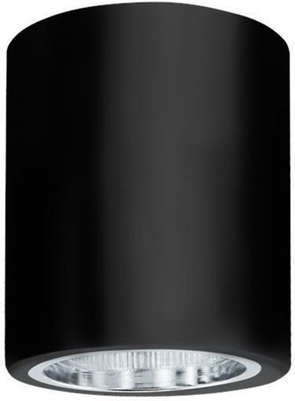 Jupiter 10C schwarze E27 Goldlux-Röhren-Deckenaufbauleuchte