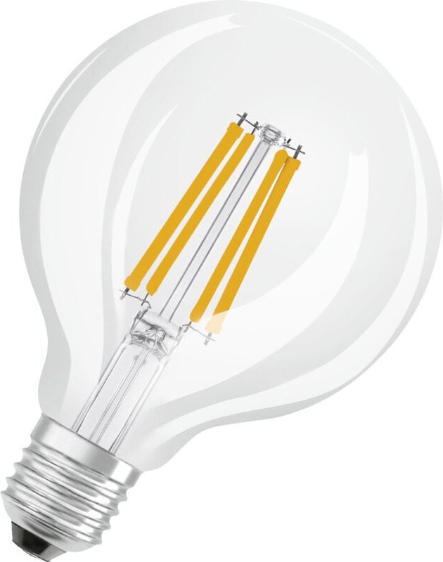 Osram - led Classic LED-Lampe mit Filament in klassischer Ballform, klarer Glasleuchtkörper, 3.8 w, E27 Fassung, eek a, ...
