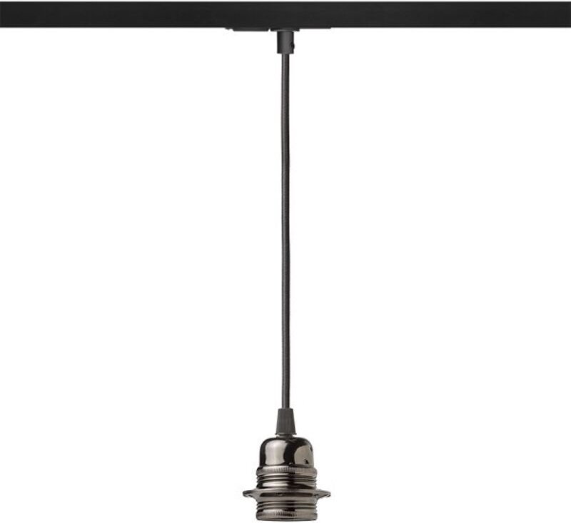 Cavo ELISA per portalampada da soffitto a sospensione per binari monofase AN1+CN+PCN 230V E27 28W