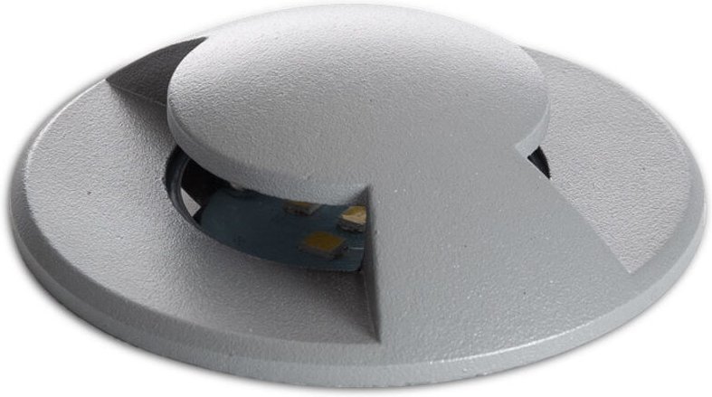 Efectoled - LED-Bodeneinbauleuchte 2L 24V dc Lotus Grau 4000K Neutralweiß