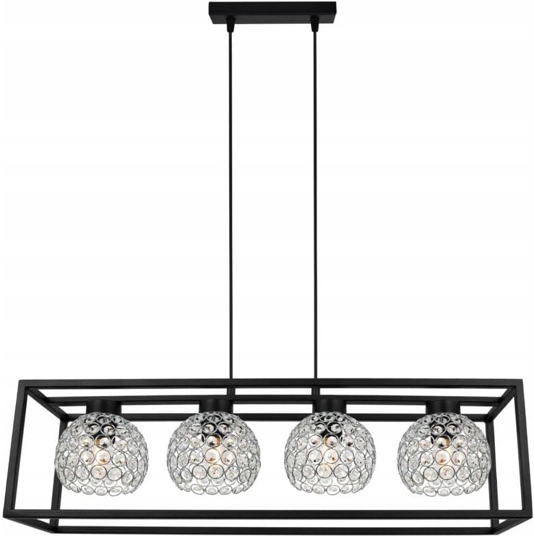 Hängelampe Eleganter Käfig Kristallkugel