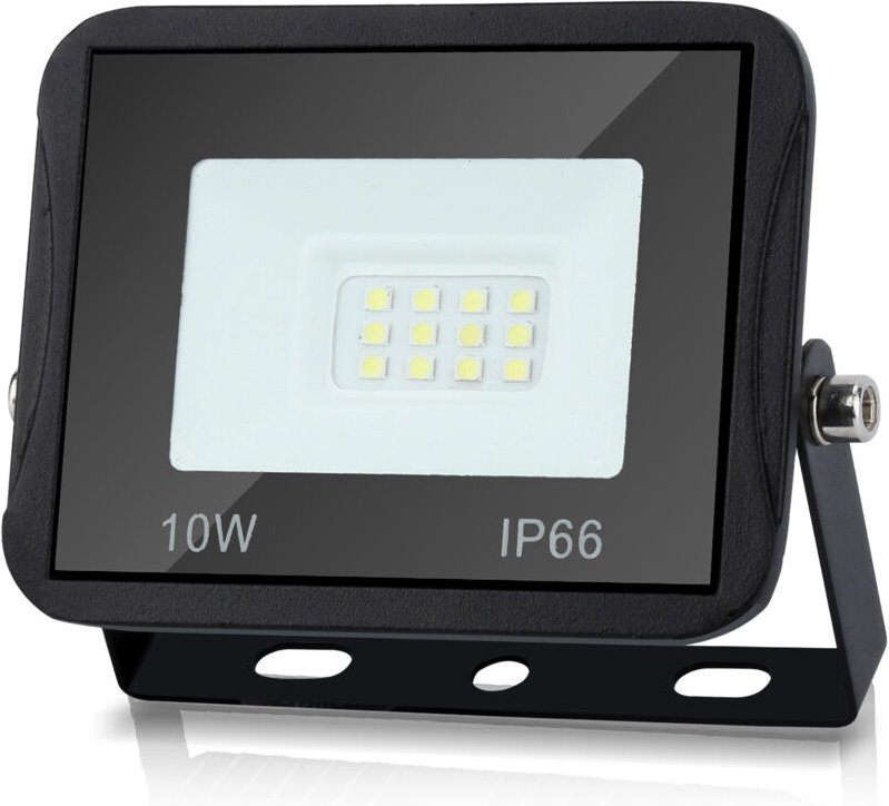 SWANEW LED Fluter Baustrahler 10W Strahler Kaltweiß Außenstrahler Arbeitsleuchte IP66 Wasserdicht Flutlicht Scheinwerfer