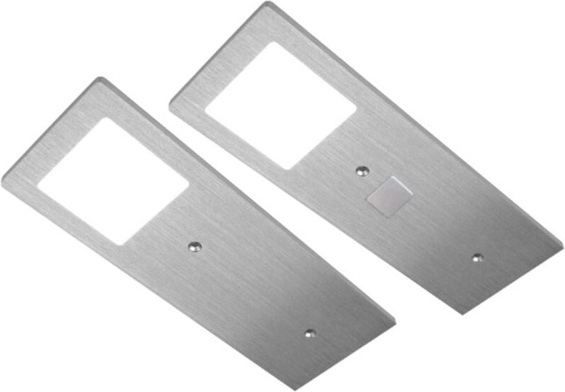 Hera - led Unterbauleuchte Küche 2x3 w, Küchenleuchte Eco-Pad, warmweiß