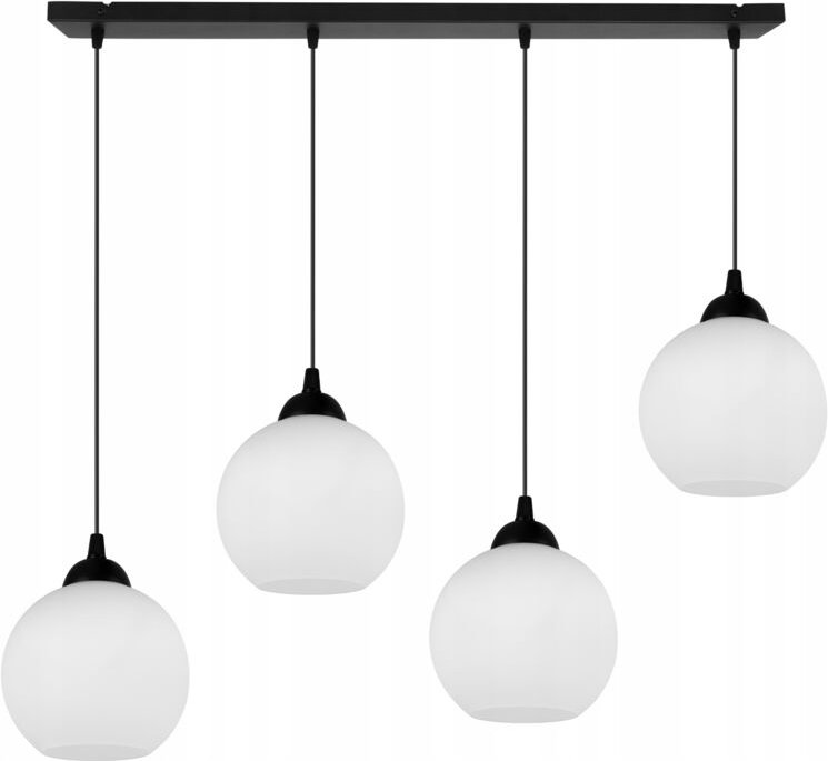 Klassische Metall-Hängelampe Mit Glasschirm