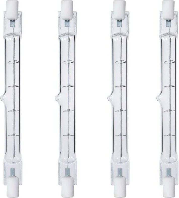 Odipie - 10er-Pack Halogenlampen mit R7S-Sockel, 118 mm, 100-W-Äquivalent, dimmbar