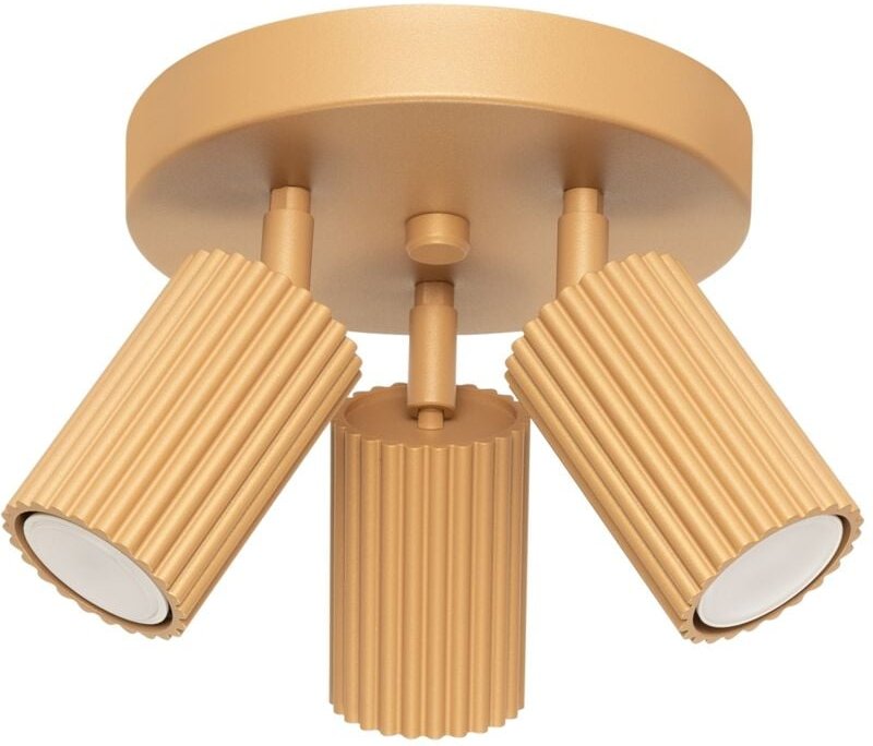 Bernstein-Reflektor 3 GU10 Gold Alu Lumilo 15.435.63