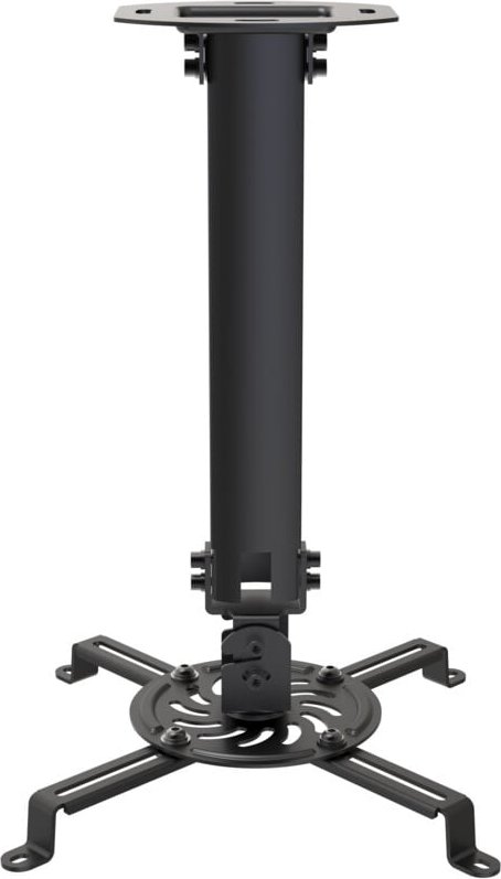 Deckenprojektorhalterung 38 bis 58 cm schwarz