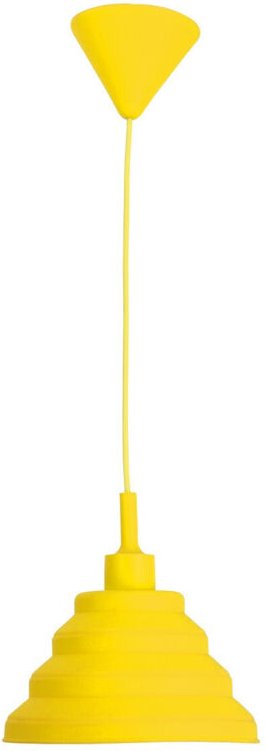 Naeve CARA Kuppel-Pendelleuchte Gelb 1xE27