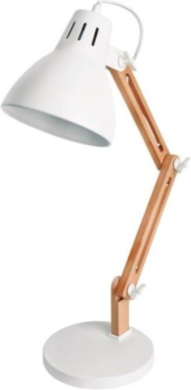 Agb 204200029 Hamu E27 weiße Tischlampe