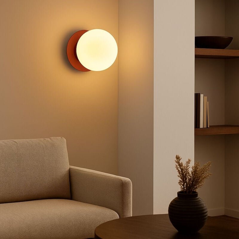 Glaskugel-Wandleuchte „ARCE“ - E27 - Ø 15cm