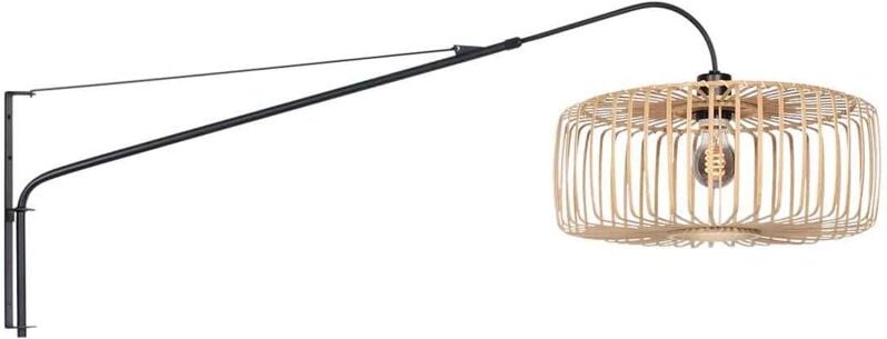 Wandleuchte - Elegant Classy - schwarz - bambus - Steinhauer