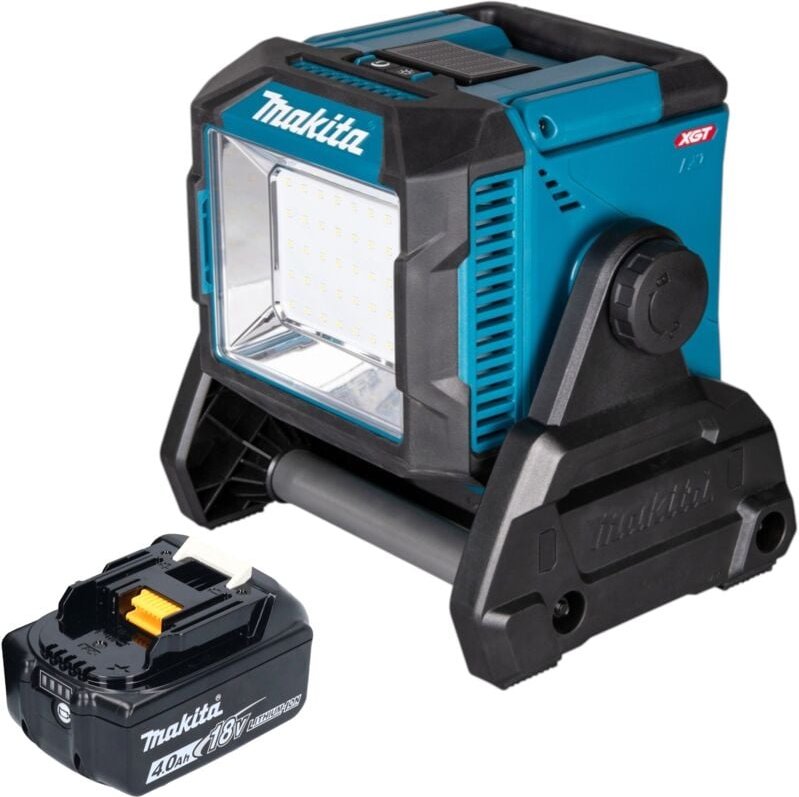 Makita ML 005 G M1 Akku Baustellenleuchte 18 / 40 V max. 3.600 lm + 1x Akku 4,0 Ah - ohne Ladegerät