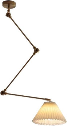 Mobile Esszimmer-Schlafzimmer-Pendelleuchte, nordische minimalistische Plissee-Pendelleuchte, faltbare Wohndekorations-P...