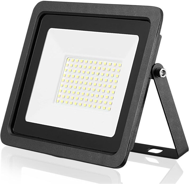 LED-Außenstrahler 10W 20W 30W 50W 100W Wandleuchte Reflektor IP68 Wasserdicht Gartenbeleuchtung (Weiß)