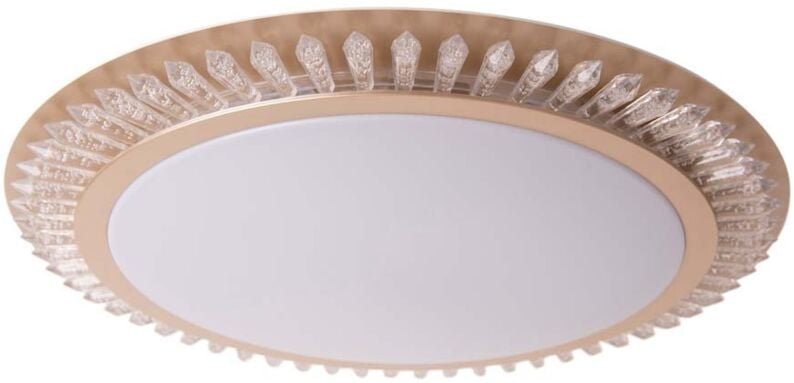 Thumbnail - Deckenleuchte Wohnzimmerleuchte CCT Fernbedienung goldfarben Dimmer LED D 48 cm