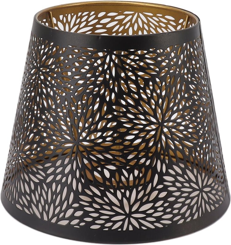 SUNXURY Metall-Lampenschirm, E26 E27, durchbrochener dekorativer Lampenschirm aus Eisen im Waldbaumstil, mit innerem Gol...