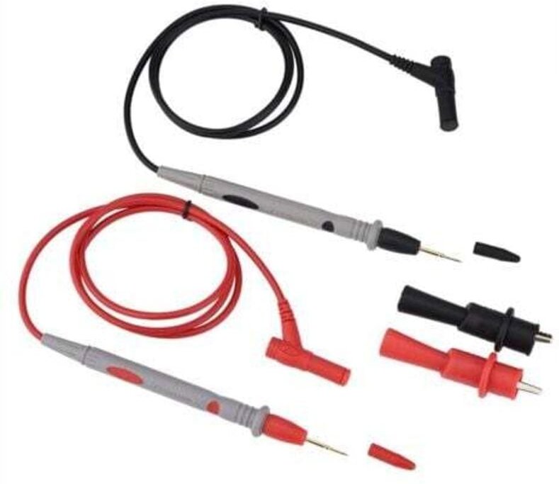 Multimeter-Testkit, 1000 v, 20 a, digitales elektronisches Sondenleitungsset mit Krokodilklemmen und Bananenstecker für ...
