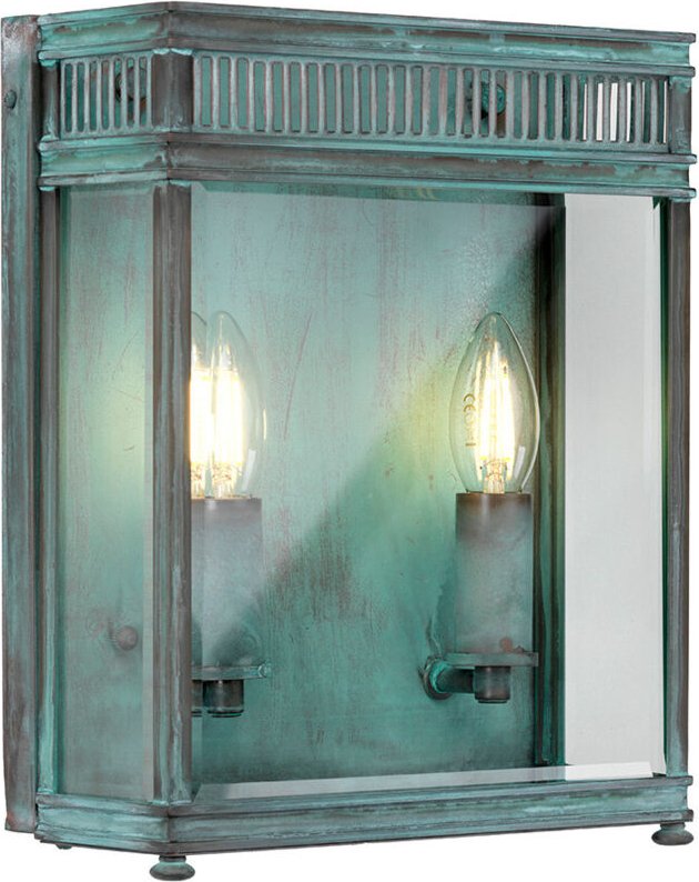Holborn Außenwandlaterne Grünspan, IP44 - Elstead