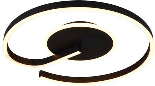 LED Deckenleuchte Wandlampe Wohnzimmerlampe schwarz Switch Dimmer CCT H 6,5 cm