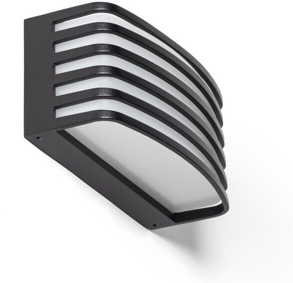 Efectoled - led Wandleuchte Außen 12W Rechteckige Beleuchtung Schwarz Julio Schwarz