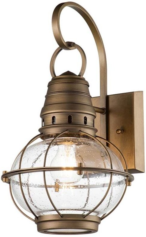 Kichler - Elstead Bridgepoint Außenwandlaterne Messing natur, IP44