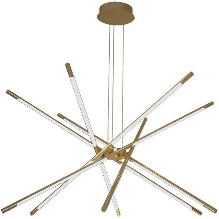 V-tac - 42w 3000k led-pendelleuchte gold body vt-7922-g - 15343