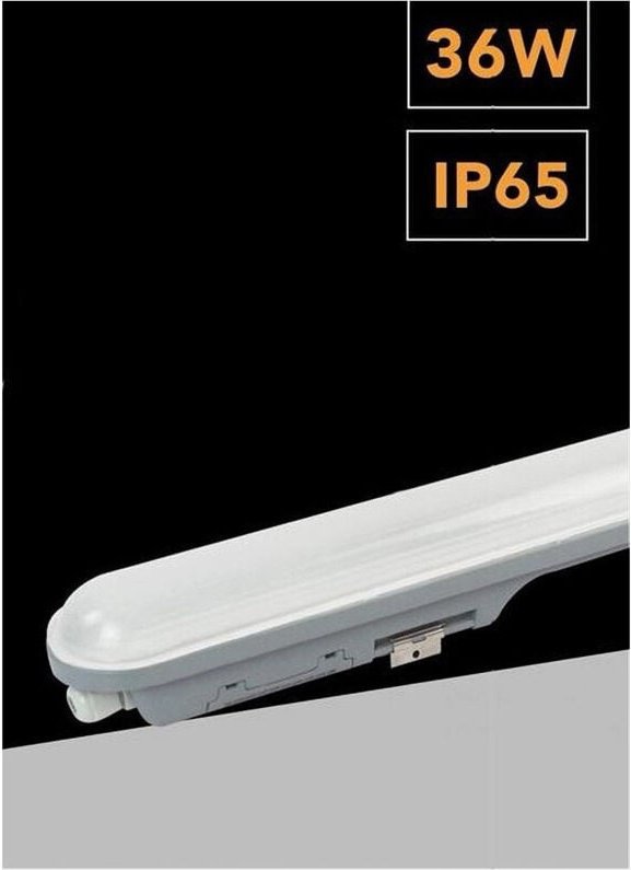 Trade Shop - plafoniera led für external neon tubo 36W 120CM impermeabile IP65 luce 6500K LG-12 -
