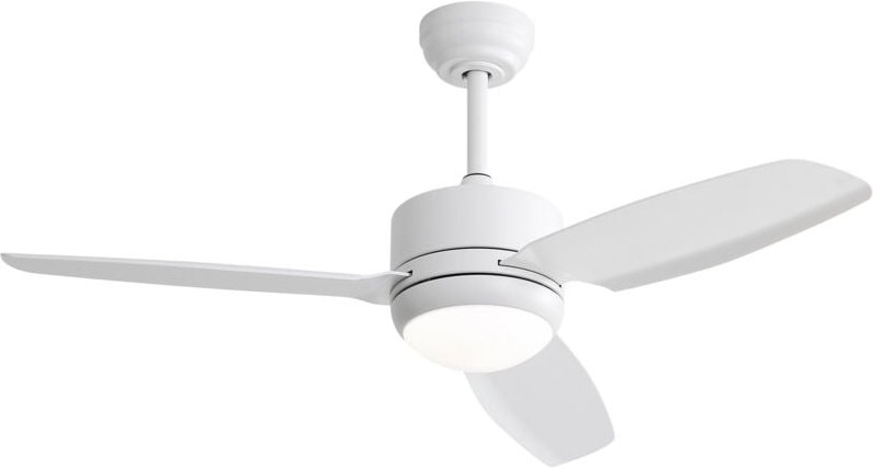 46 Zoll Deckenventilator im neuen Design mit Beleuchtung, 3 ABS-Flügeln, 6-Gang-Gleichstrommotor