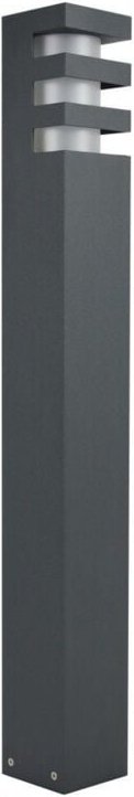 Gartenpfosten 75 cm 1xE27 dunkelgrau IP54 SU-MA RADO RADO 1 DG