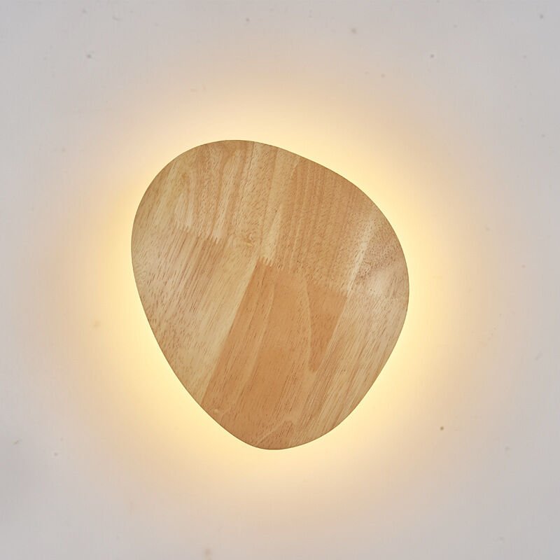 Augenschonende Tischlampe, LED-Wandleuchte aus Holz, moderne Wandleuchte für den Innenbereich, für Wohnzimmer, Schlafzim...