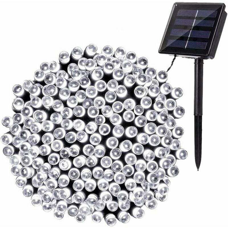 FlkwoH Solar-Lichterkette für den Außenbereich, 22 Meter mit 200 LEDs, wasserdicht, 8 Beleuchtungsmodi, perfekt für Gart...