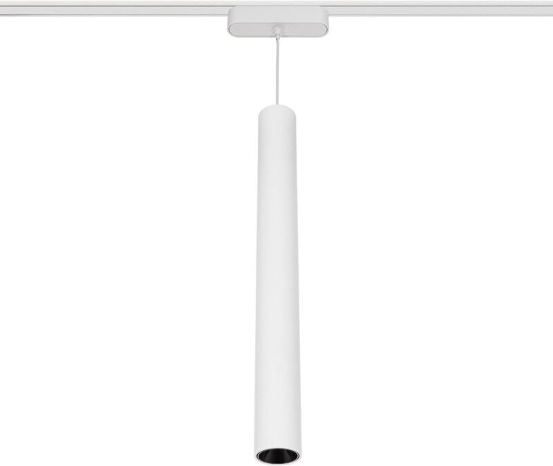 Efectoled - LED-Pendelleuchte Quarz für Magnetschiene 25mm SuperSlim 7W 48V Weiss 2700K Warmweiß