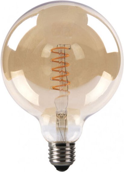 Fabrilamp - Birne Filamen.spiral Vert.globe 16x12,5d 4w 250 Lm E27 Amber 2200k