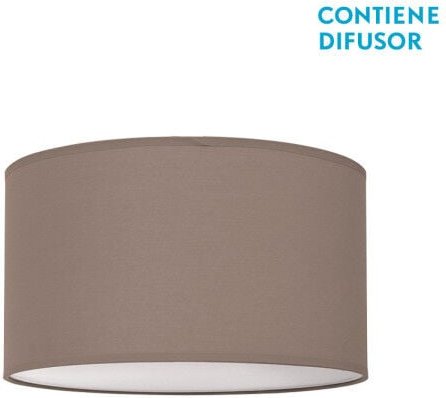 Nicole deckenleuchte taupe braun 3xe27 (14x40d)