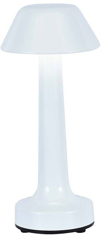 Wiederaufladbare Tischleuchte - IP20 - Weiß - 1W- 40 Lumen - 3IN1